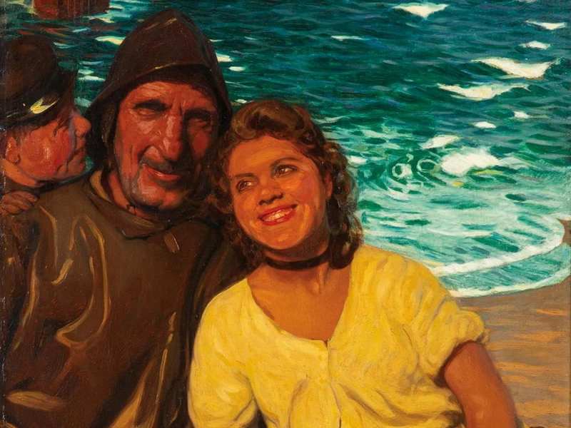 1868 – Leandro Ramón Garrido – Ritratto in mare